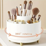 360° Rotating Makeup Organizer – 5 Compartments