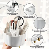 360° Rotating Makeup Organizer – 5 Compartments