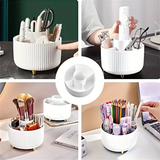 360° Rotating Makeup Organizer – 5 Compartments
