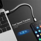USB-A to USB-C Nylon Braided Charging Cable for iPhone 15, Samsung Galaxy S22 and Huawei Phones
