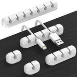 PVC Cable Organiser Snap Clip for Phone Chargers and Data Cables – 13 × 2cm