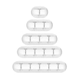 PVC Cable Organiser Snap Clip for Phone Chargers and Data Cables – 13 × 2cm