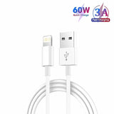 3A USB-A to Lightning Charging Cable Compatible with iPhone 14, 13, 12, 11, Pro Max and XR – 1M, 2M or 3M