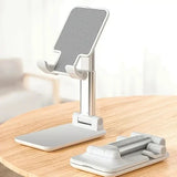 Adjustable Desktop Phone and Tablet Stand Compatible with iPhone, iPad and Xiaomi Devices