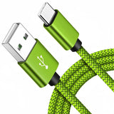 USB-A to USB-C Nylon Braided Charging Cable for iPhone 15, Samsung Galaxy S22 and Huawei Phones