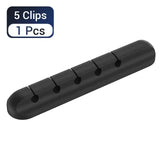PVC Cable Organiser Snap Clip for Phone Chargers and Data Cables – 13 × 2cm