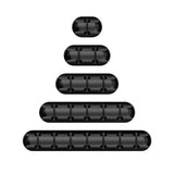 PVC Cable Organiser Snap Clip for Phone Chargers and Data Cables – 13 × 2cm