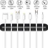 PVC Cable Organiser Snap Clip for Phone Chargers and Data Cables – 13 × 2cm